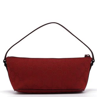 Gucci 07198 Red GG Boat Pochette