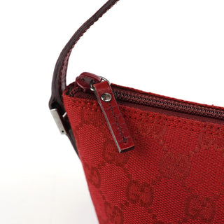 Gucci 07198 Red GG Boat Pochette