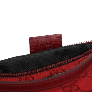 Gucci 07198 Red GG Boat Pochette