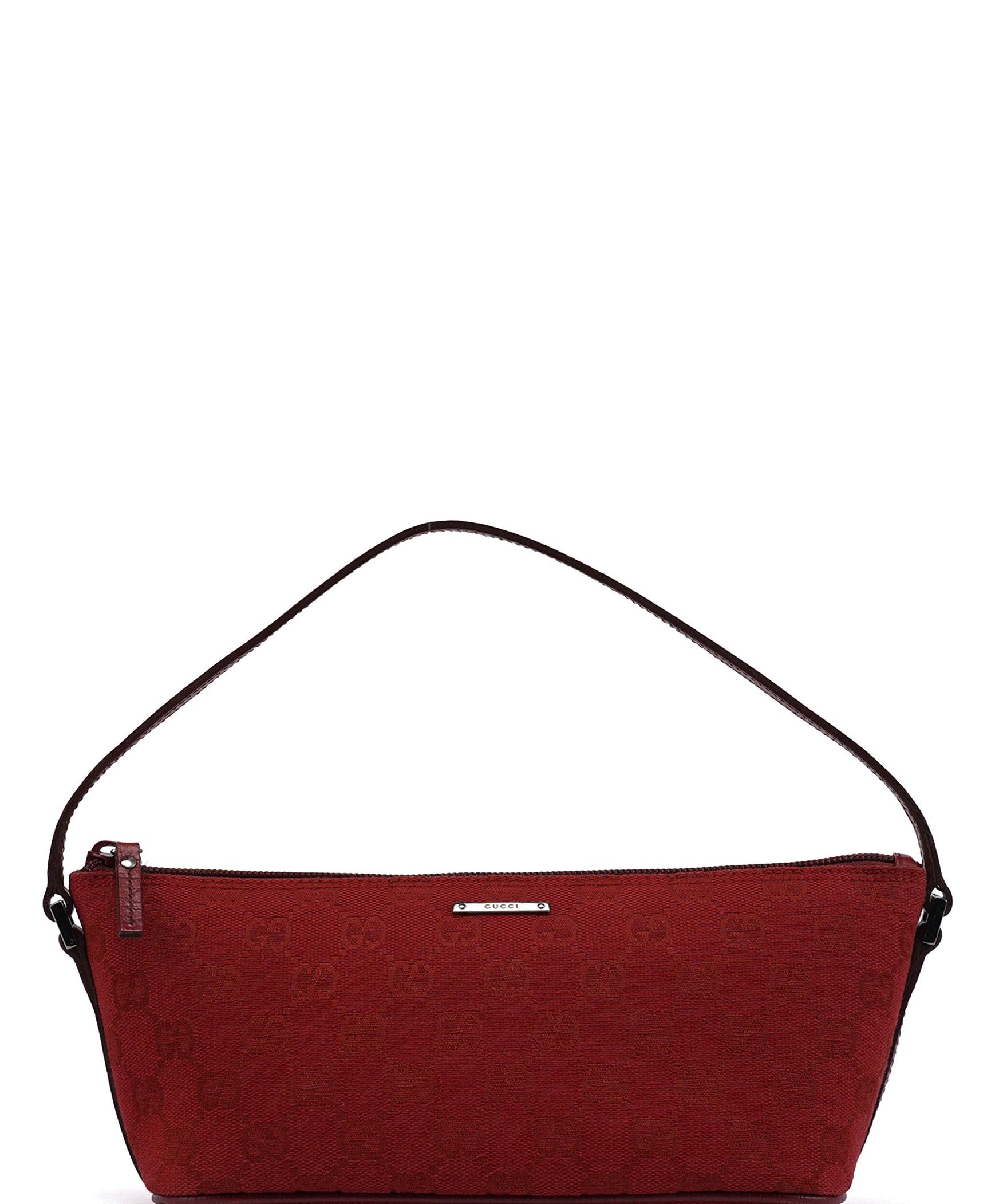 Gucci 07198 Red GG Boat Pochette