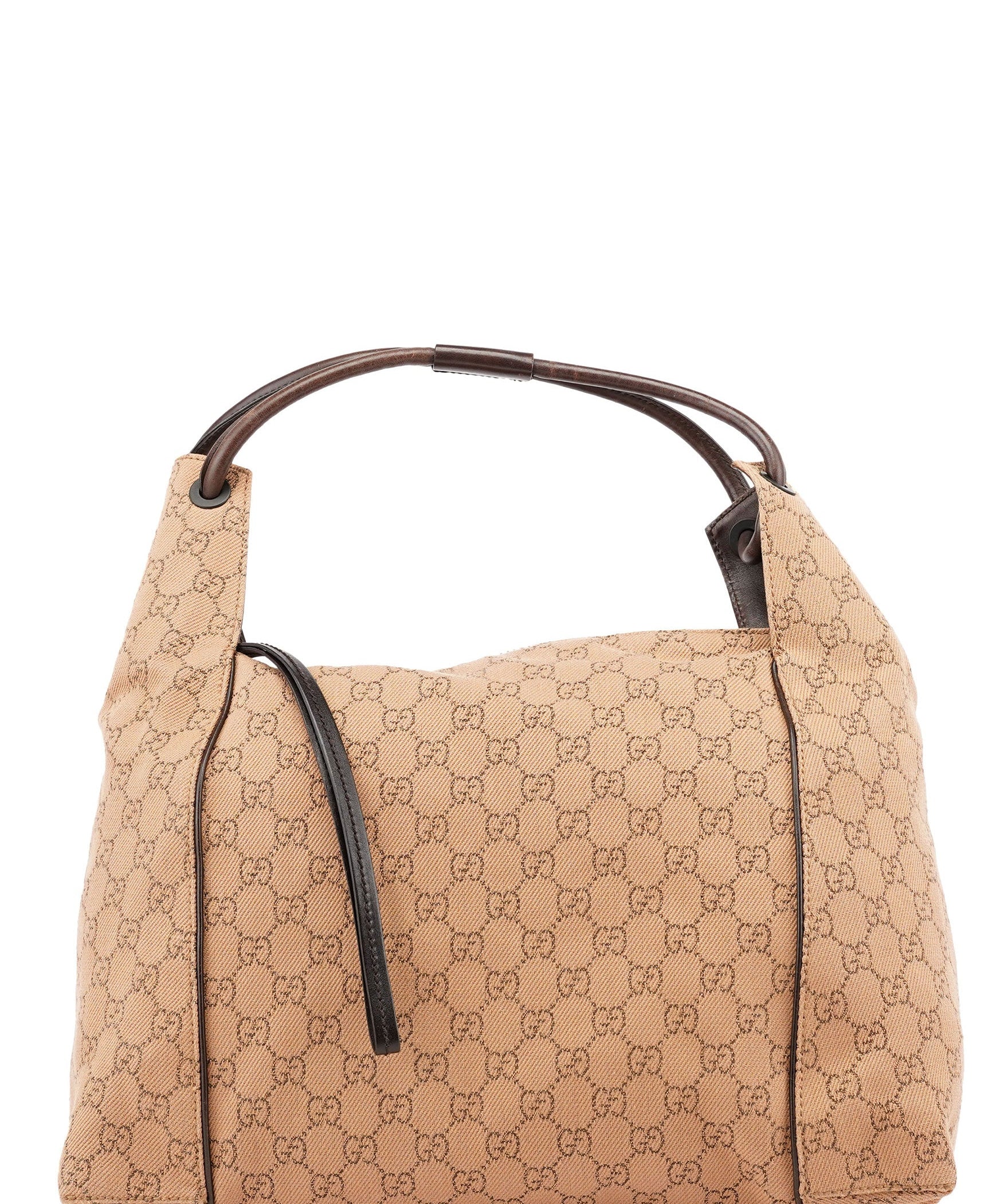 Gucci 101292 Beige GG Hobo Shoulder Bag