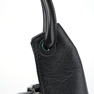 Gucci 101292 Black Leather Hobo Shoulder Bag