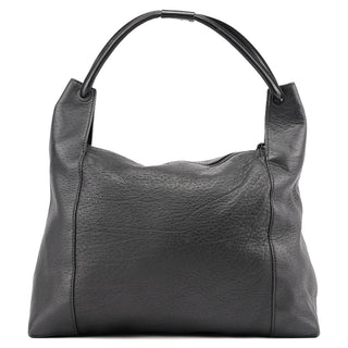 Gucci 101292 Black Leather Hobo Shoulder Bag