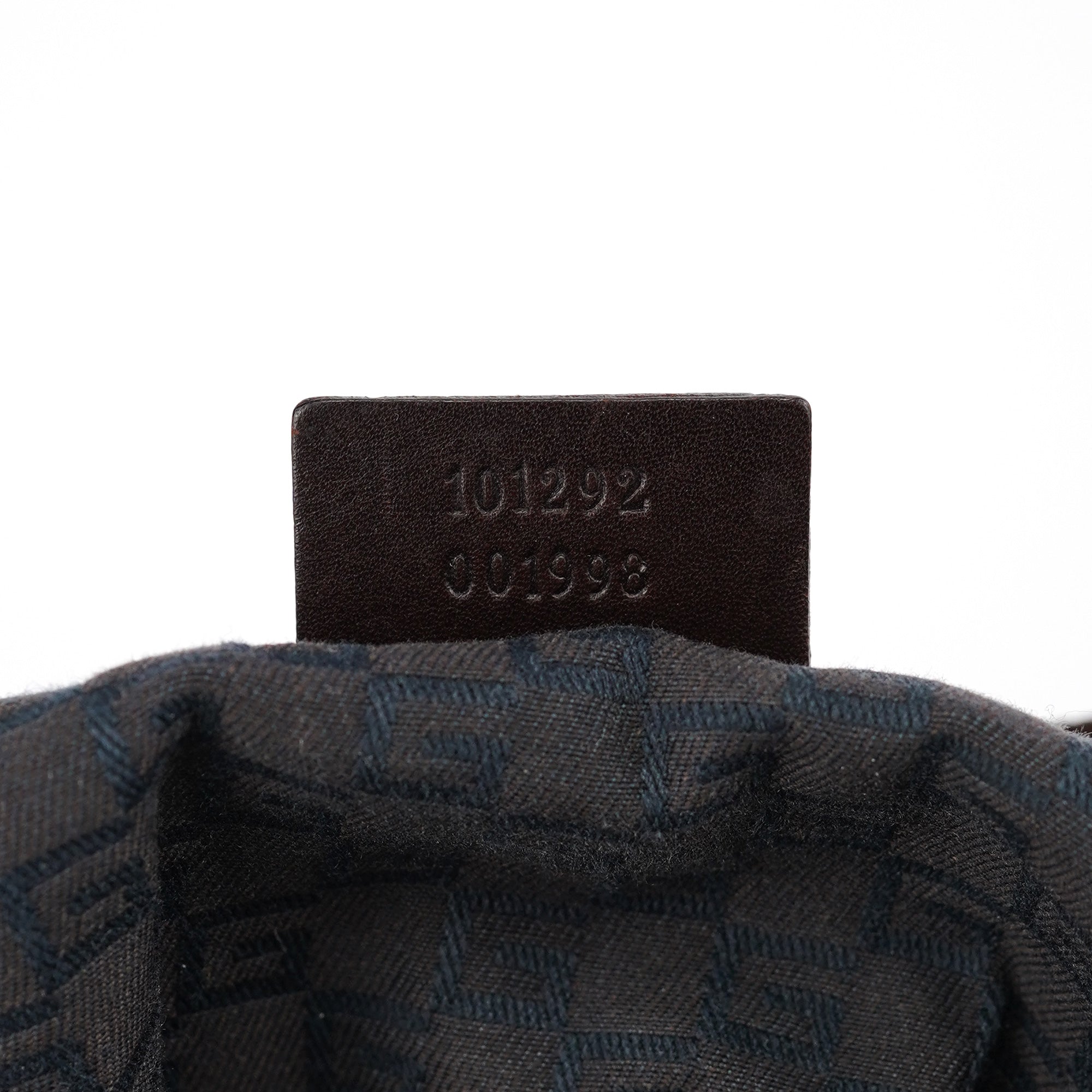 Gucci 101292 Brown Suede Hobo Shoulder Bag