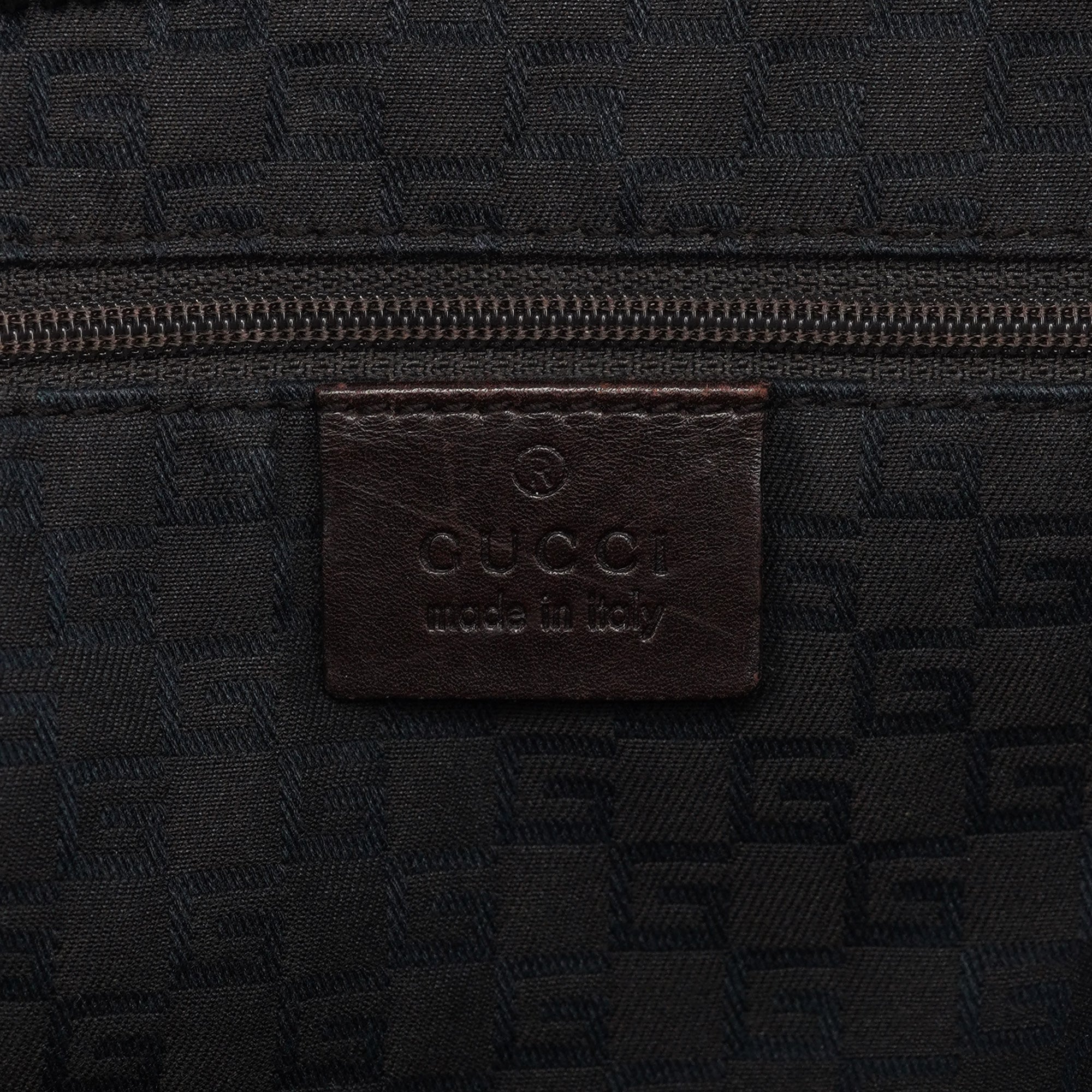 Gucci 101292 Brown Suede Hobo Shoulder Bag