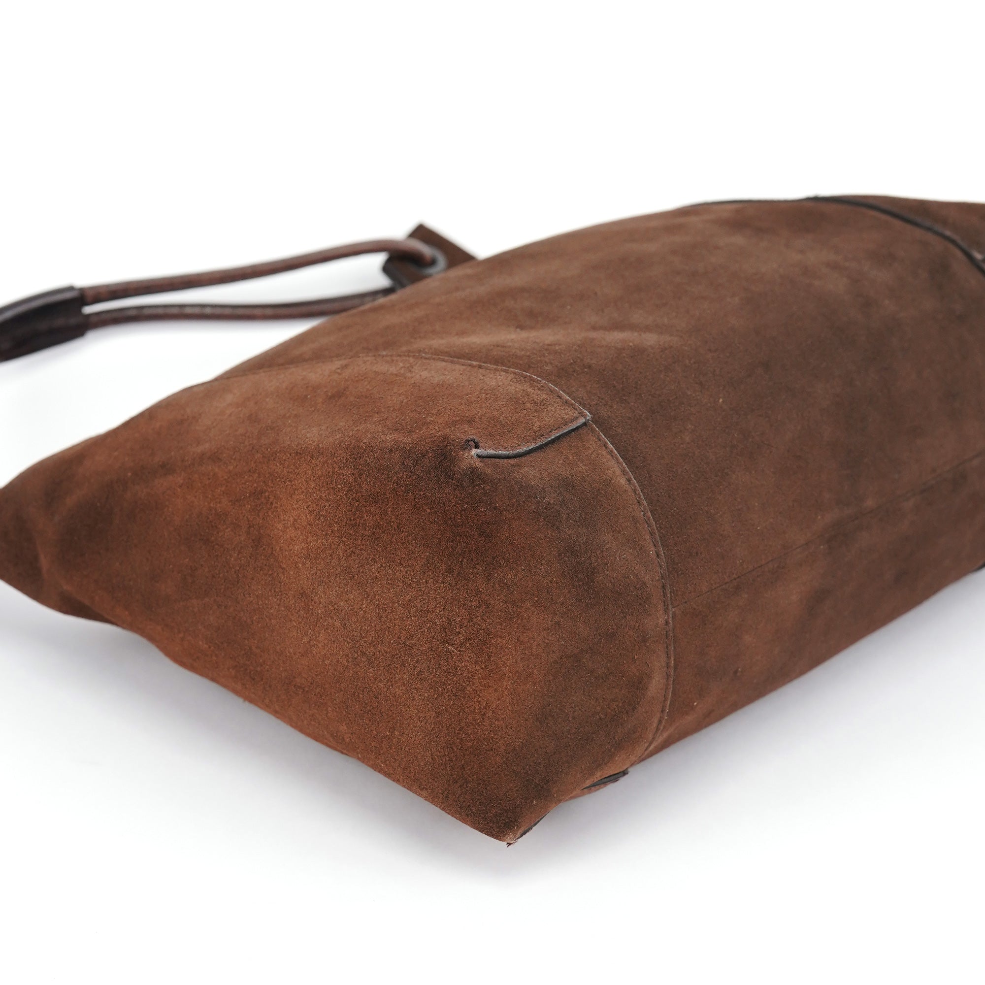 Gucci 101292 Brown Suede Hobo Shoulder Bag