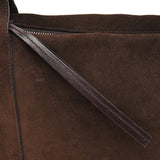 Gucci 101292 Brown Suede Hobo Shoulder Bag