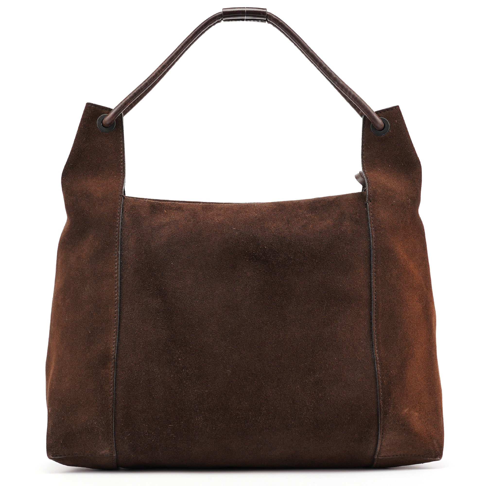 Gucci 101292 Brown Suede Hobo Shoulder Bag