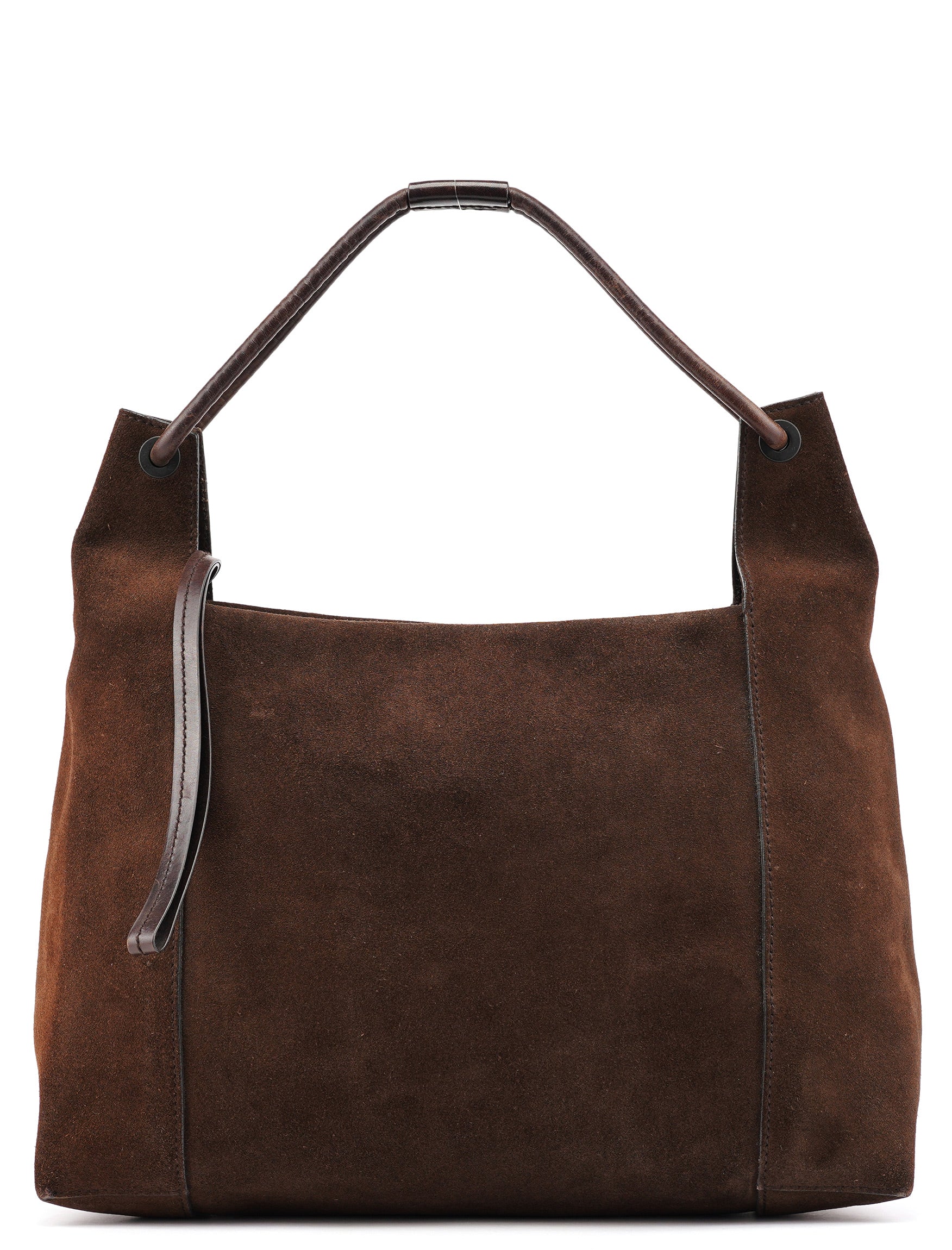 Gucci 101292 Brown Suede Hobo Shoulder Bag