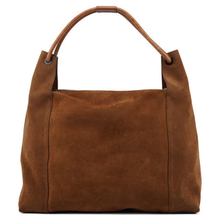 Gucci 101292 Brown Suede Hobo Shoulder Bag