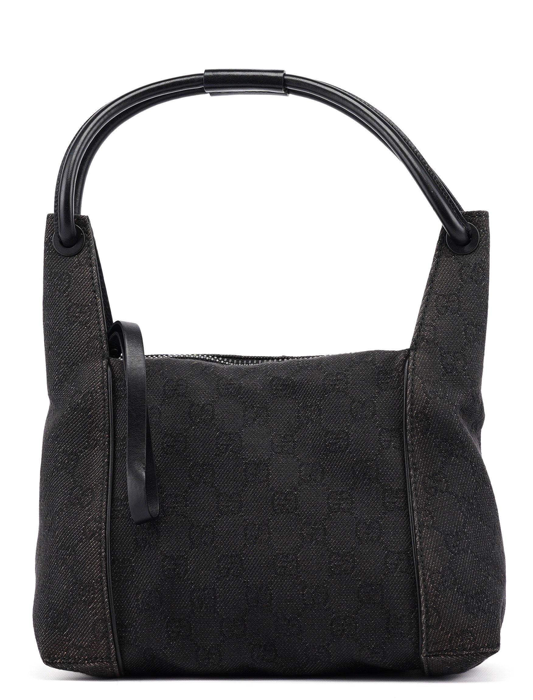 Gucci 101333 Anthracite GG Denim Shoulder Bag