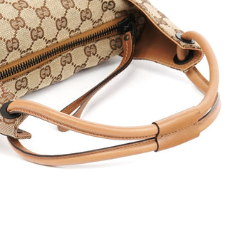 Gucci 101333 Beige GG Hobo Shoulder Bag