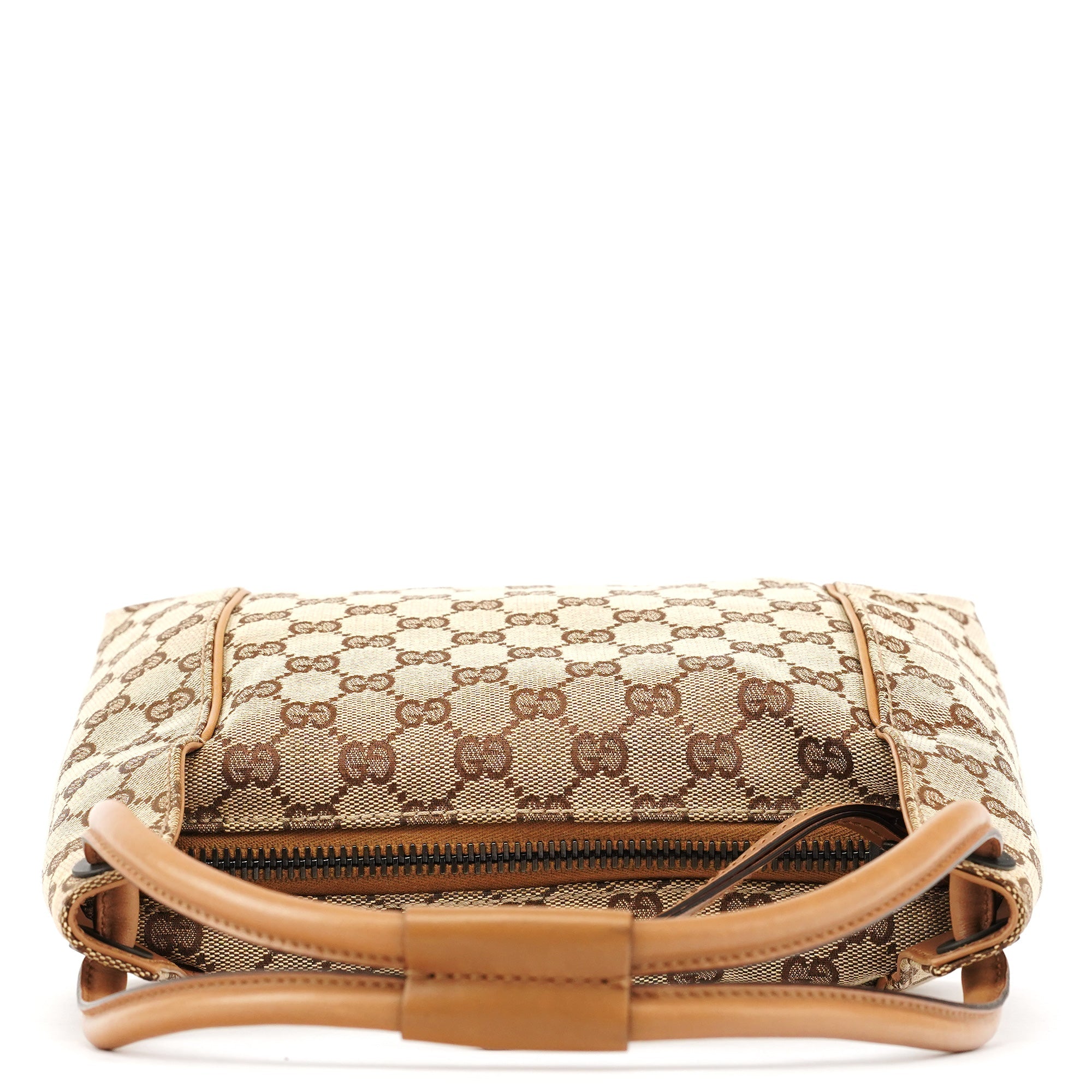 Gucci 101333 Hobo Schultertasche aus GG Canvas in Beige
