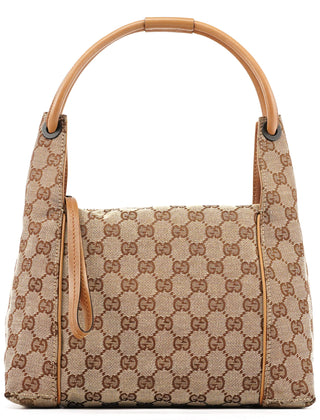 Gucci 101333 Beige GG Hobo Shoulder Bag