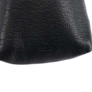 Gucci 101333 Black Leather Hobo Shoulder Bag