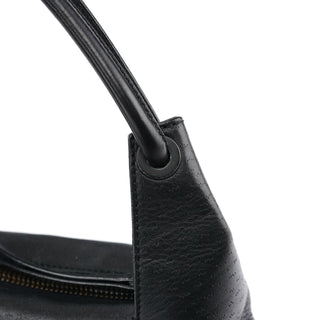 Gucci 101333 Black Leather Hobo Shoulder Bag