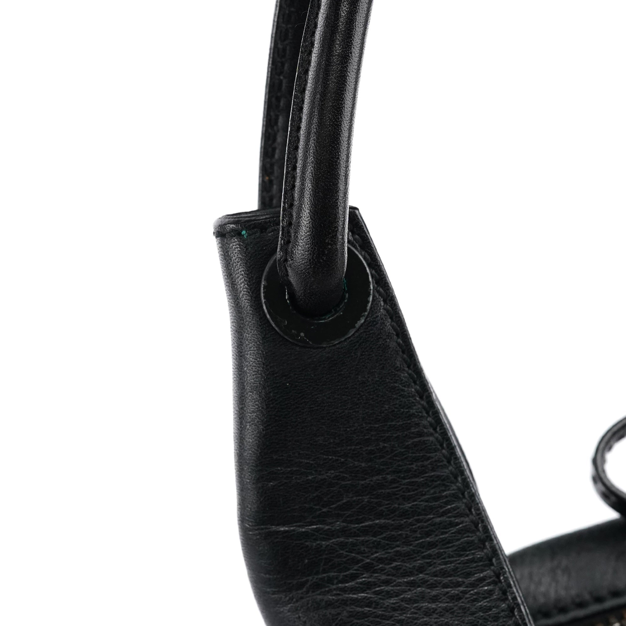 Gucci 101333 Sac hobo en cuir noir