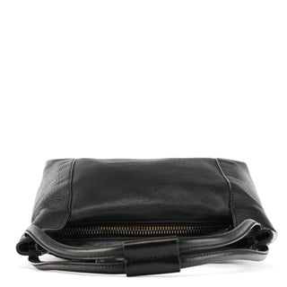 Gucci 101333 Black Leather Hobo Shoulder Bag