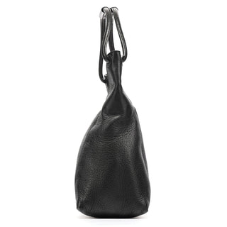Gucci 101333 Black Leather Hobo Shoulder Bag