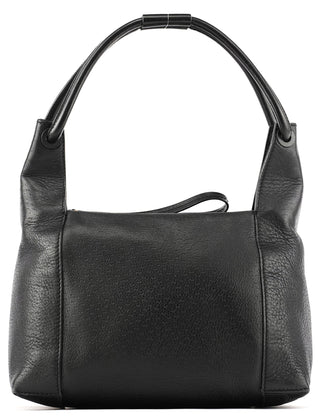 Gucci 101333 Black Leather Hobo Shoulder Bag
