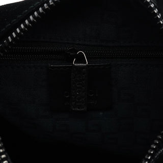 Gucci 101333 Black Suede Hobo Shoulder Bag
