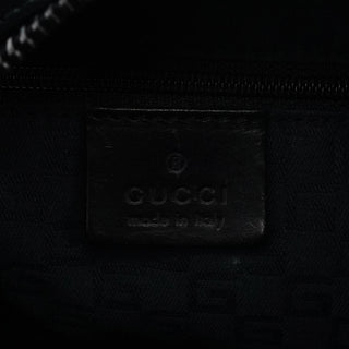 Gucci 101333 Black Suede Hobo Shoulder Bag