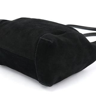Gucci 101333 Black Suede Hobo Shoulder Bag