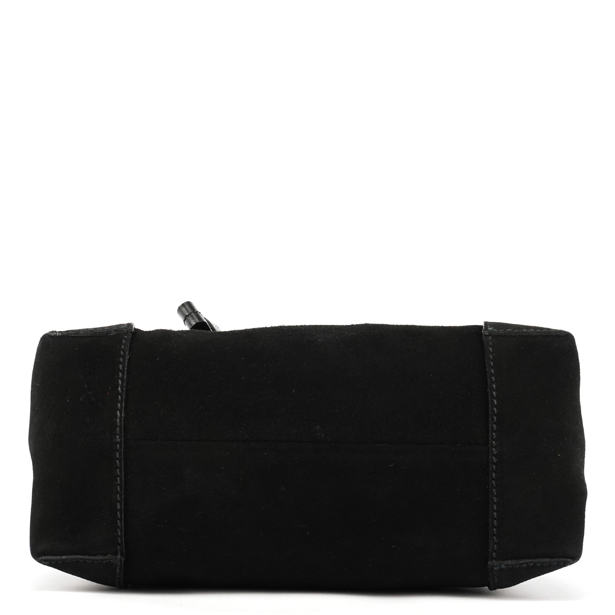 Gucci 101333 Black Suede Hobo Shoulder Bag