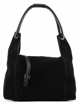 Gucci 101333 Black Suede Hobo Shoulder Bag