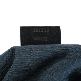 Gucci 101333 Black Textured Leather Shoulder Bag