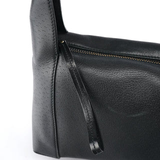 Gucci 101333 Black Textured Leather Shoulder Bag