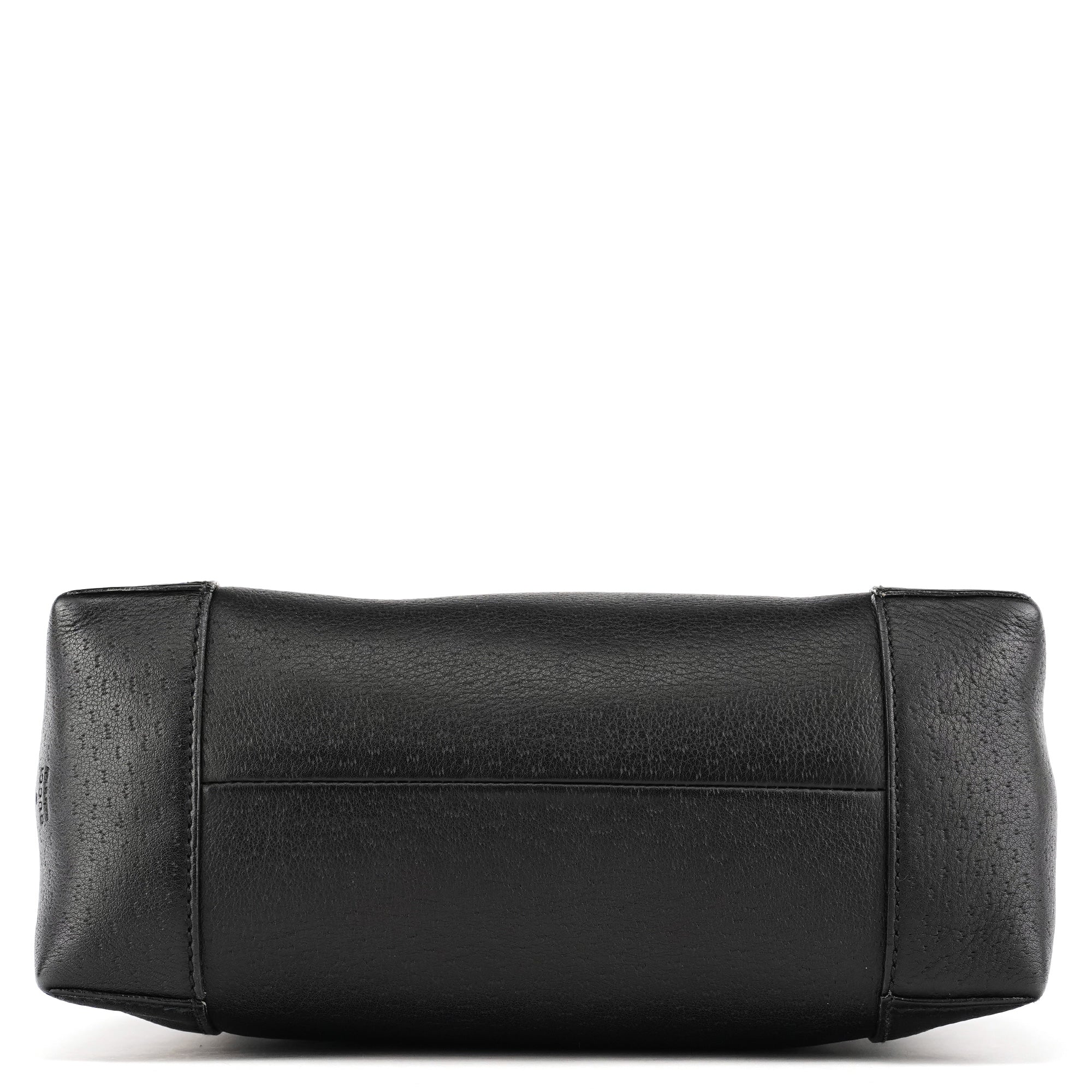 Gucci 101333 Black Textured Leather Shoulder Bag