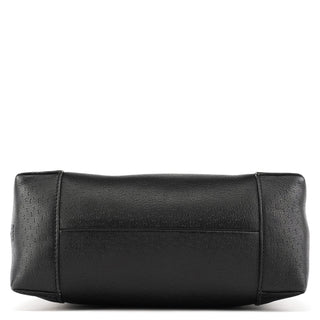 Gucci 101333 Black Textured Leather Shoulder Bag