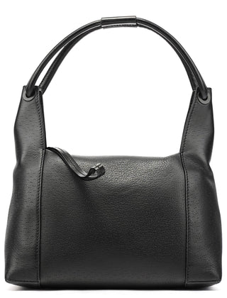 Gucci 101333 Black Textured Leather Shoulder Bag