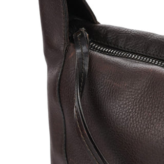 Gucci 101333 Brown Leather Hobo Shoulder Bag