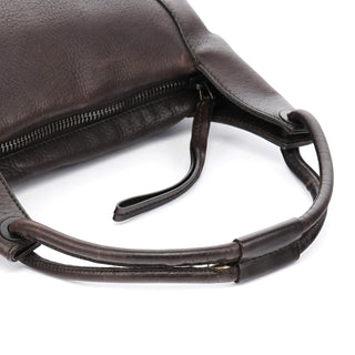 Gucci 101333 Brown Leather Hobo Shoulder Bag