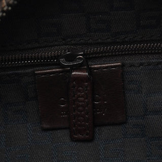 Gucci 101333 Brown Suede Hobo Shoulder Bag