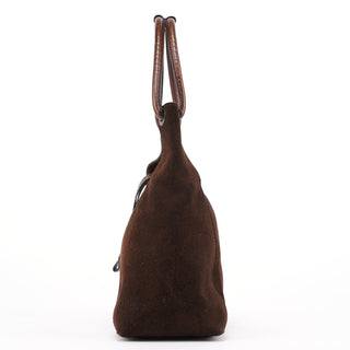 Gucci 101333 Brown Suede Hobo Shoulder Bag