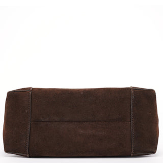 Gucci 101333 Brown Suede Hobo Shoulder Bag