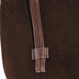 Gucci 101333 Brown Suede Hobo Shoulder Bag