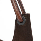 Gucci 101333 Brown Suede Hobo Shoulder Bag