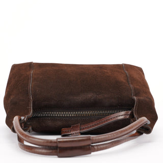 Gucci 101333 Brown Suede Hobo Shoulder Bag