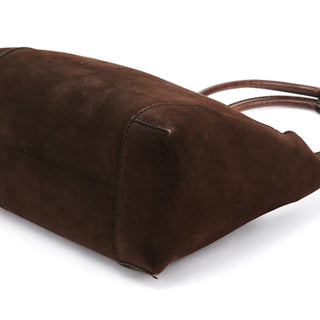 Gucci 101333 Brown Suede Hobo Shoulder Bag