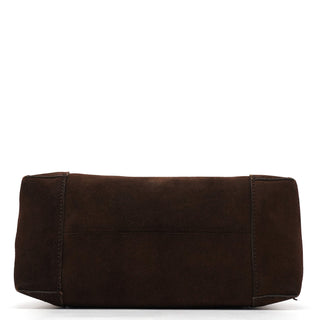 Gucci 101333 Brown Suede Hobo Shoulder Bag