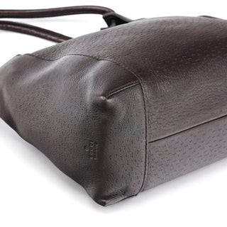Gucci 101333 Dark Brown Leather Shoulder Bag