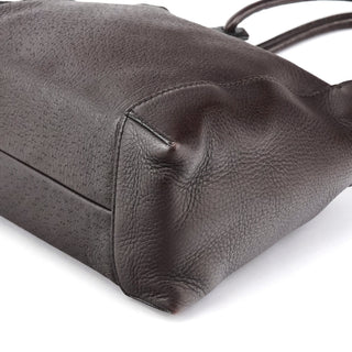 Gucci 101333 Dark Brown Leather Shoulder Bag