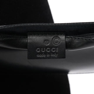 Gucci 101340 Black Suede Tote Bag