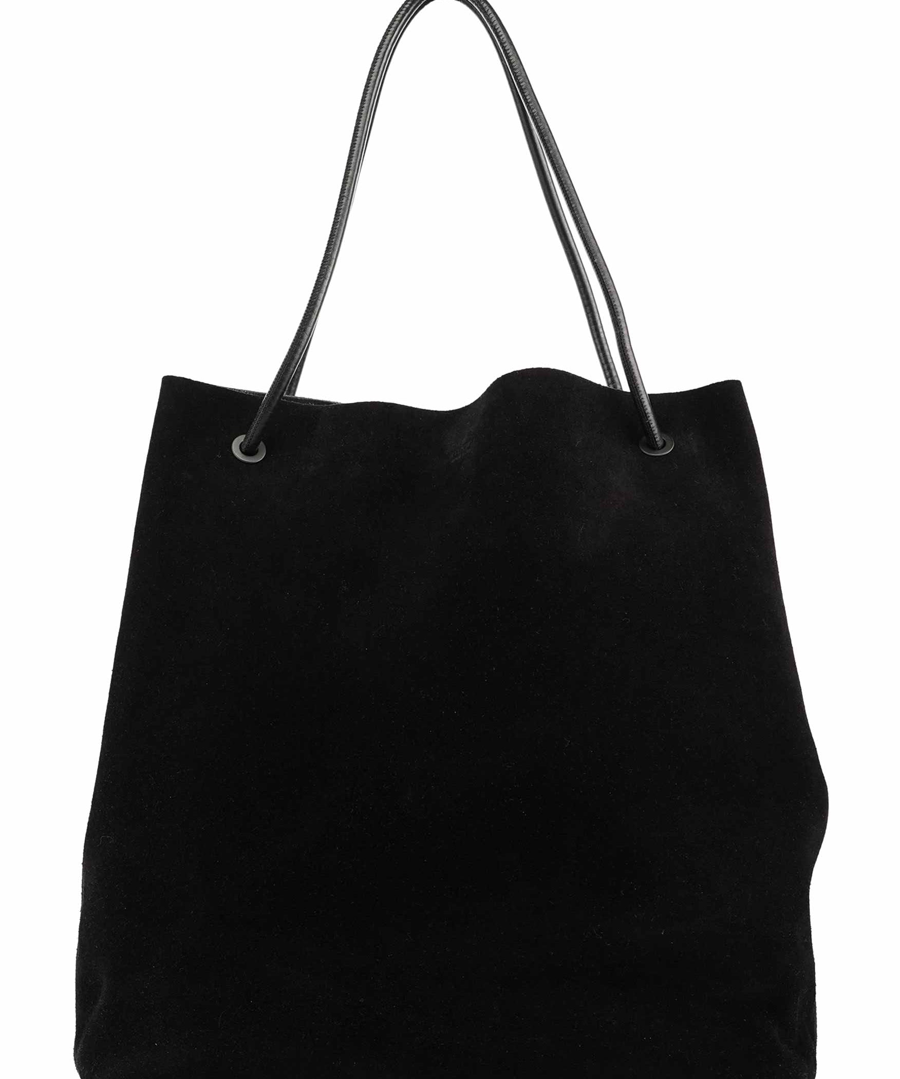 Gucci 101340 tote i sort ruskind