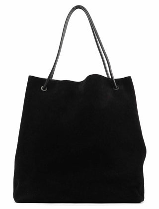 Gucci 101340 Black Suede Tote Bag