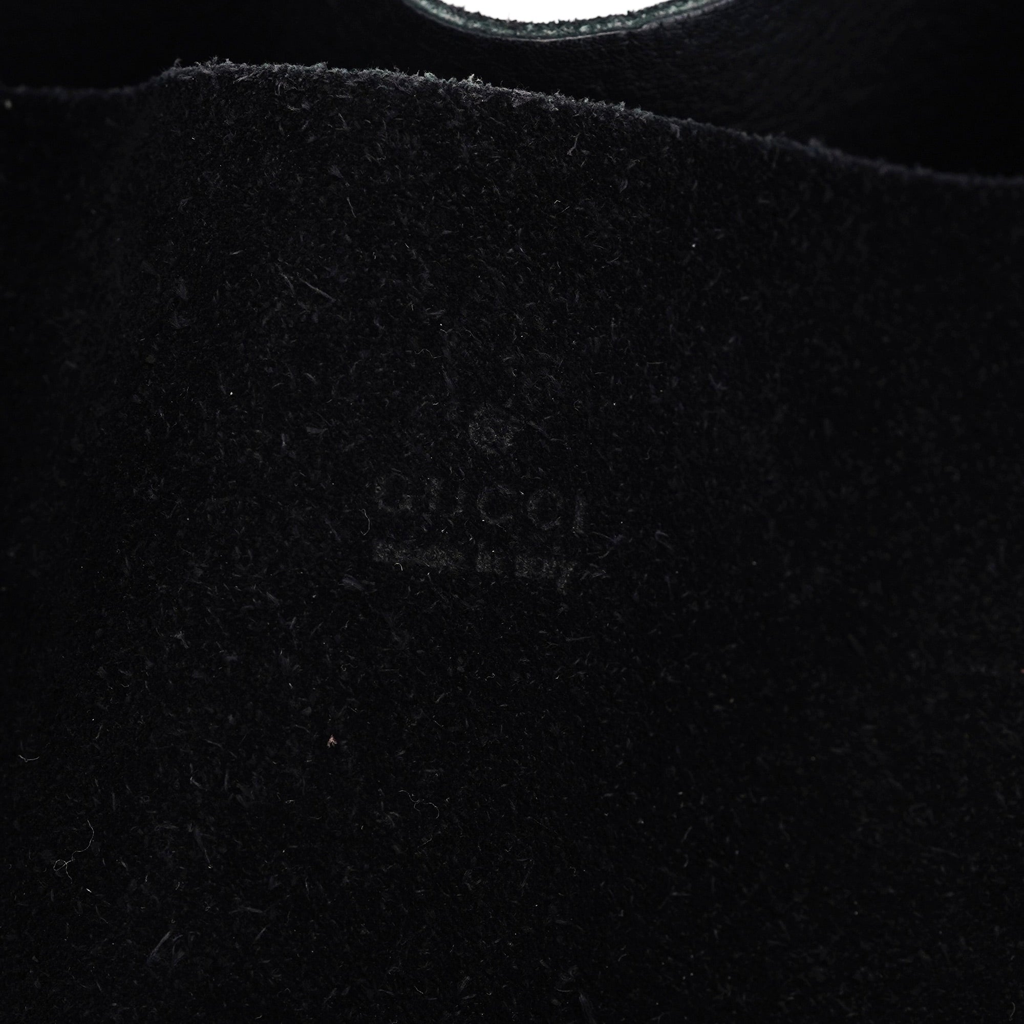 Gucci 101340 Black Suede Tote Bag